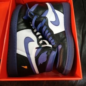 Jordan 1 gatorade sz 9.5 base (purple toe custom)